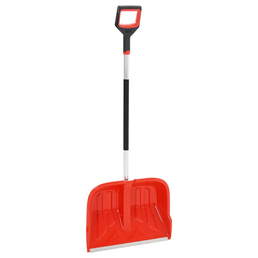 93709 vidaXL Snow Shovel Red 136 cm Aluminium 1