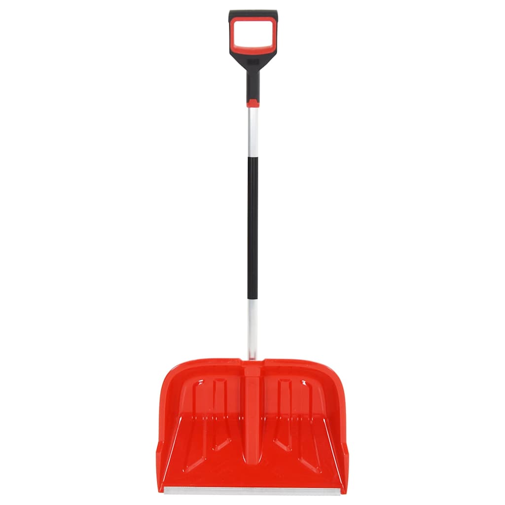 93709 vidaXL Snow Shovel Red 136 cm Aluminium 2