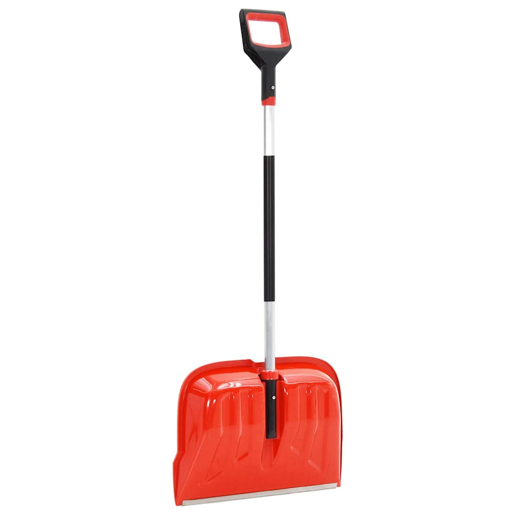 93709 vidaXL Snow Shovel Red 136 cm Aluminium 3