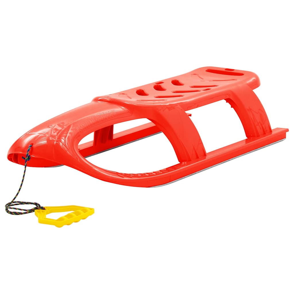 Sledge with Seat 102,5x40x23 cm Polypropylene Red Sledge