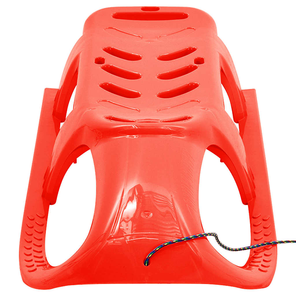 Sledge with Seat 102,5x40x23 cm Polypropylene Red Sledge