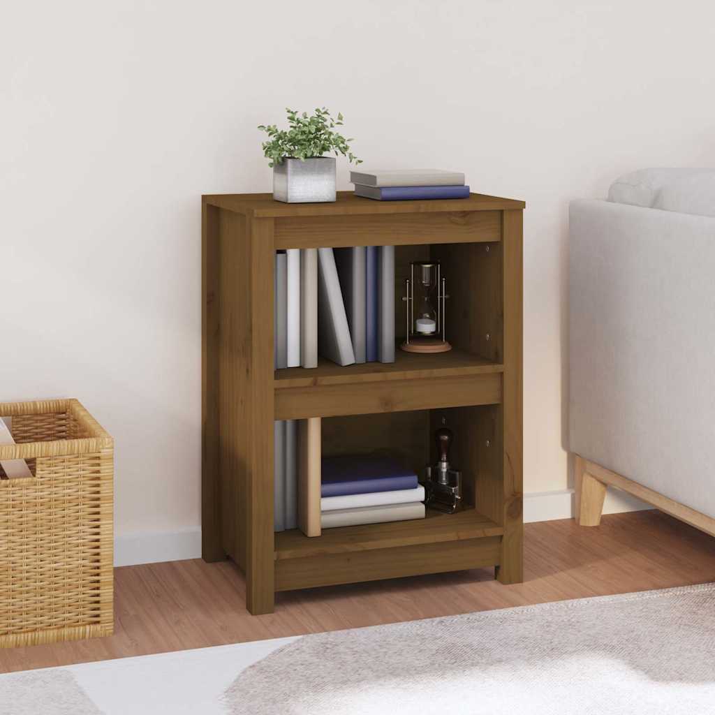 Book Cabinet 50x35x154 cm Solid Wood Pine Honey brown 68 cm