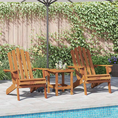 vidaXL Garden Adirondack Chairs 2 pcs Solid Wood Acacia 1