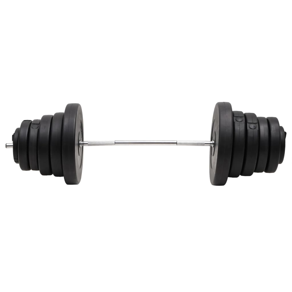 vidaXL Barbell with Plates 90 kg 3