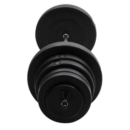 vidaXL Barbell with Plates 90 kg 4