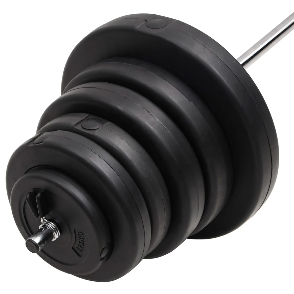 vidaXL Barbell with Plates 90 kg 5