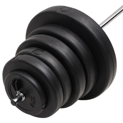 vidaXL Barbell with Plates 90 kg 5