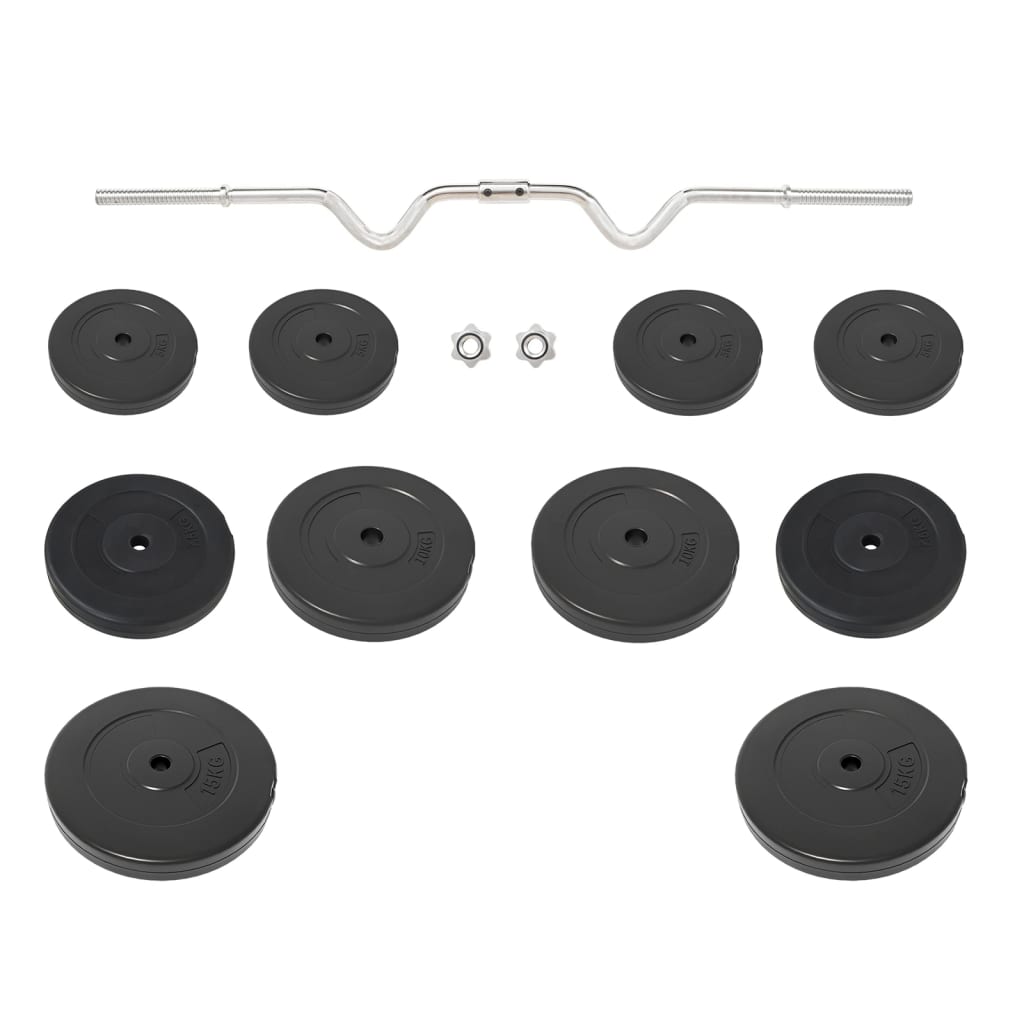 Curl Barbell with Plates Super curl bar