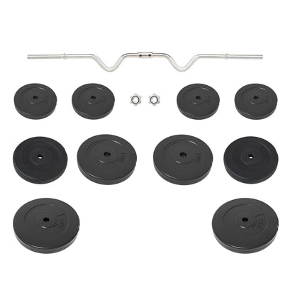 Curl Barbell with Plates Super curl bar
