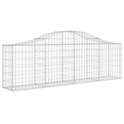 Arched Gabion Baskets Galvanised Iron 5 200 x 30 x 40/60–200 x 50 x 220/240 cm 200 x 30 x 60/80 cm