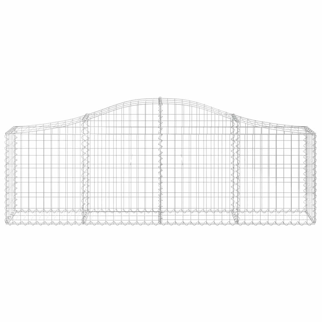 Arched Gabion Baskets Galvanised Iron 10 pcs 200 x 30 x 40/60 cm – 200 x 50 x 220/240 cm 200 x 30 x 60/80 cm