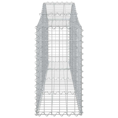 Arched Gabion Baskets Galvanised Iron 10 pcs 200 x 30 x 40/60 cm – 200 x 50 x 220/240 cm 200 x 30 x 60/80 cm