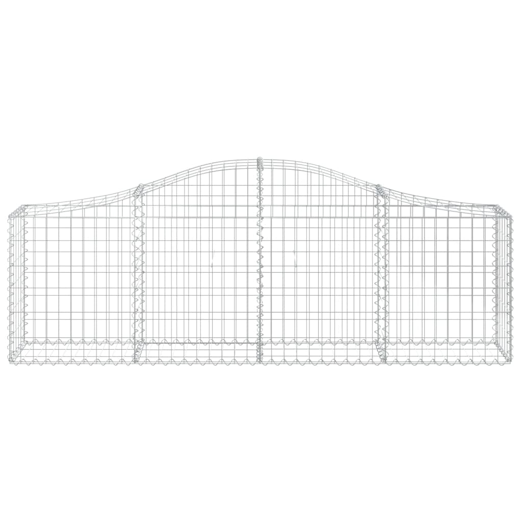 Arched Gabion Baskets Galvanised Iron 25 pcs 200 x 30 x 40/60 cm – 200 x 50 x 220/240 cm 200 x 30 x 60/80 cm