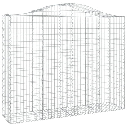 Arched Gabion Baskets Galvanised Iron 3 200 x 30 x 40/60–200 x 50 x 220/240 cm 200 x 50 x 160/180 cm