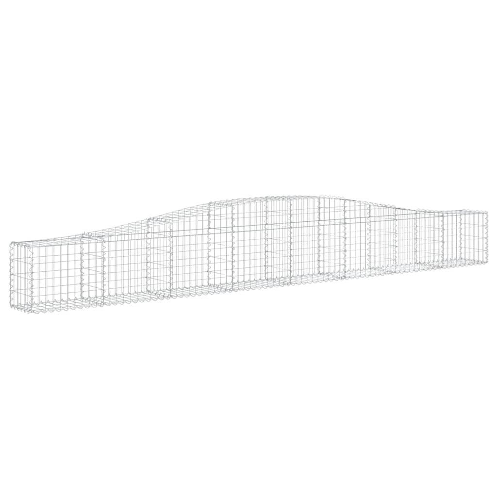 Arched Gabion Baskets Galvanised Iron 10 pcs 400 x 30 x 40/60 cm – 400 x 50 x 220/240 cm 400 x 30 x 40/60 cm