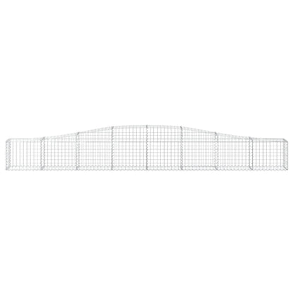 Arched Gabion Baskets Galvanised Iron 10 pcs 400 x 30 x 40/60 cm – 400 x 50 x 220/240 cm 400 x 30 x 40/60 cm
