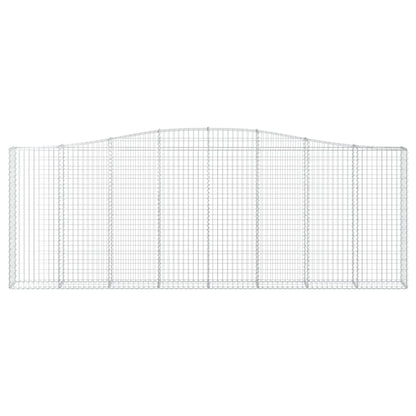 Arched Gabion Baskets Galvanised Iron 2 pcs 400 x 30 x 40/60 cm – 400 x 50 x 220/240 cm 400 x 30 x 140/160 cm