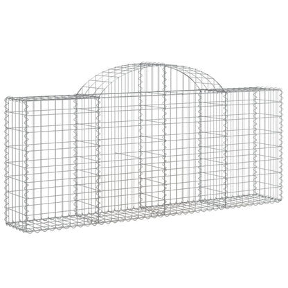 Arched Gabion Baskets Galvanised Iron 25 pcs 200 x 30 x 40/60 cm – 200 x 50 x 220/240 cm 200 x 30 x 80/100 cm