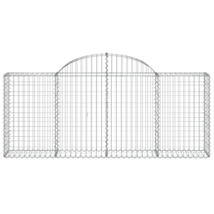 Arched Gabion Baskets Galvanised Iron 30 pcs 200 x 30 x 40/60 cm – 200 x 50 x 220/240 cm 200 x 30 x 80/100 cm