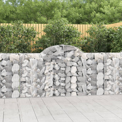 Arched Gabion Baskets Galvanised Iron 10 pcs 200 x 30 x 40/60 cm – 200 x 50 x 220/240 cm 200 x 30 x 100/120 cm