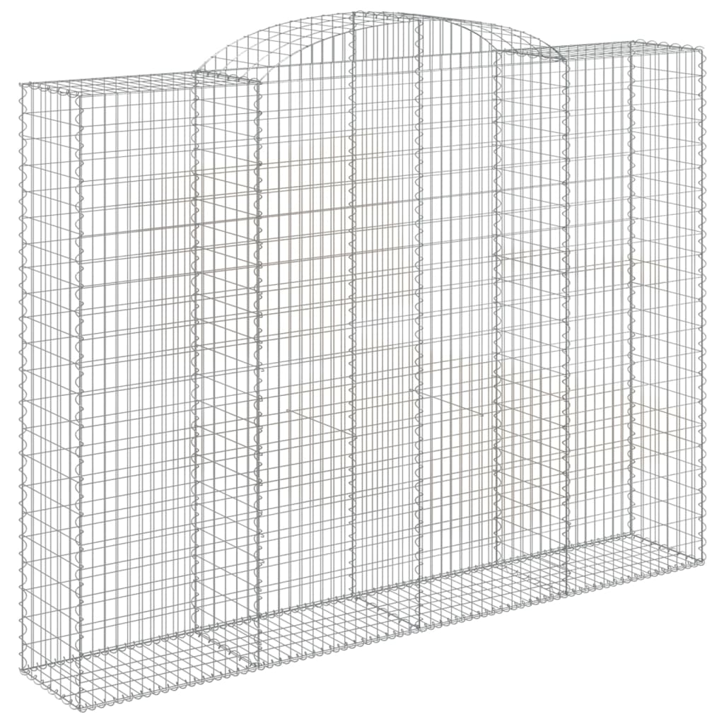 Arched Gabion Baskets Galvanised Iron 10 pcs 300 x 30 x 40/60 cm – 300 x 50 x 220/240 cm 300 x 50 x 220/240 cm
