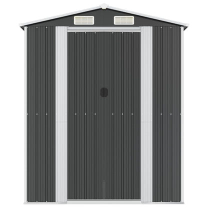 vidaXL Garden Shed Anthracite 192x274x223 cm Galvanised Steel 3