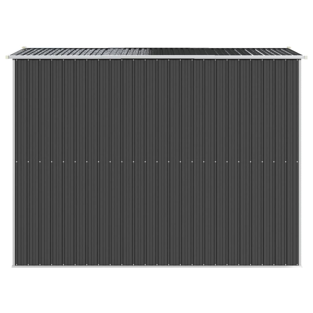 vidaXL Garden Shed Anthracite 192x274x223 cm Galvanised Steel 5
