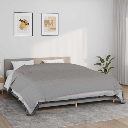 Weighted Blanket Fabric Grey 11 kg 235 cm 290 cm