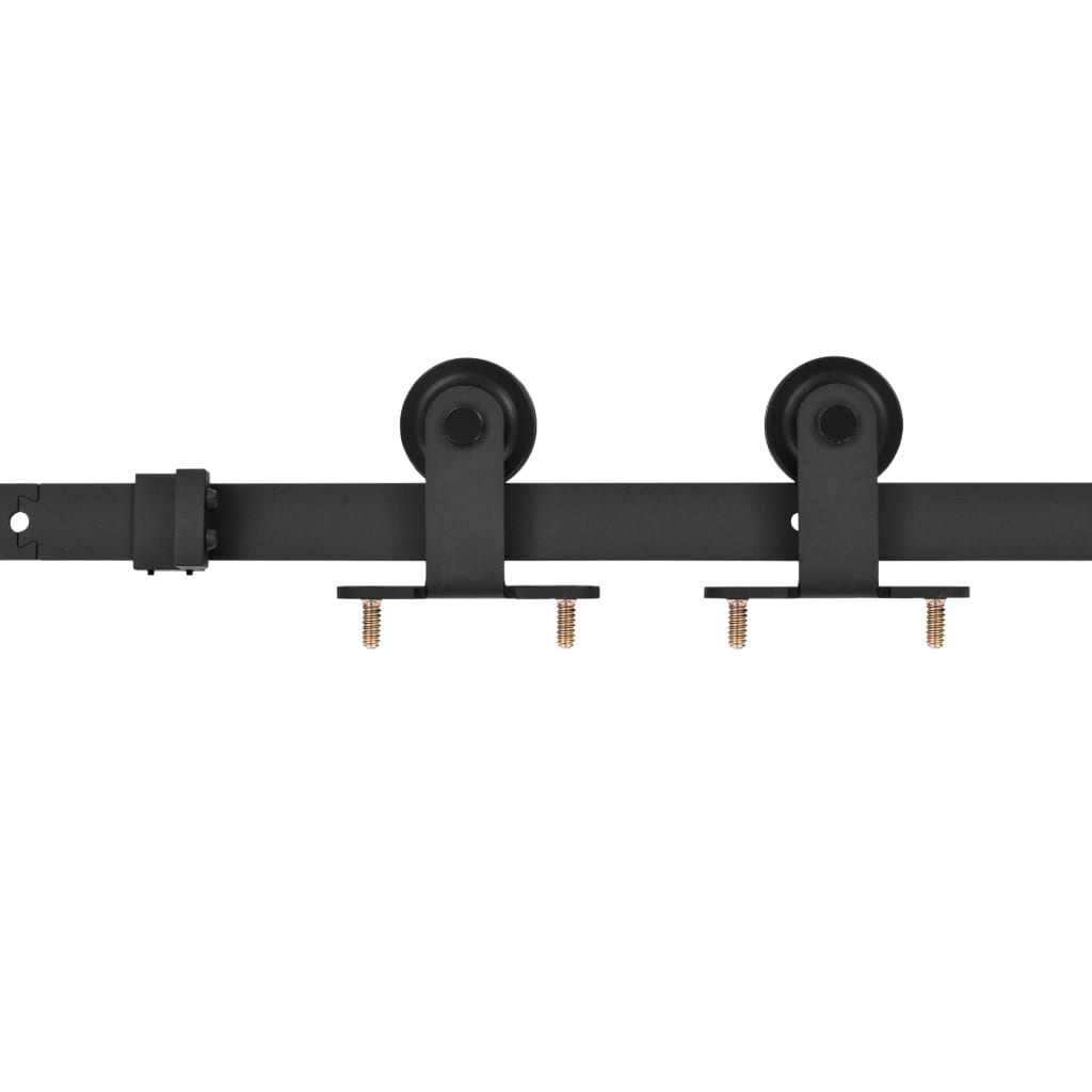 vidaXL Sliding Door with Hardware Set 90x205 cm ESG Glass&Aluminium 6