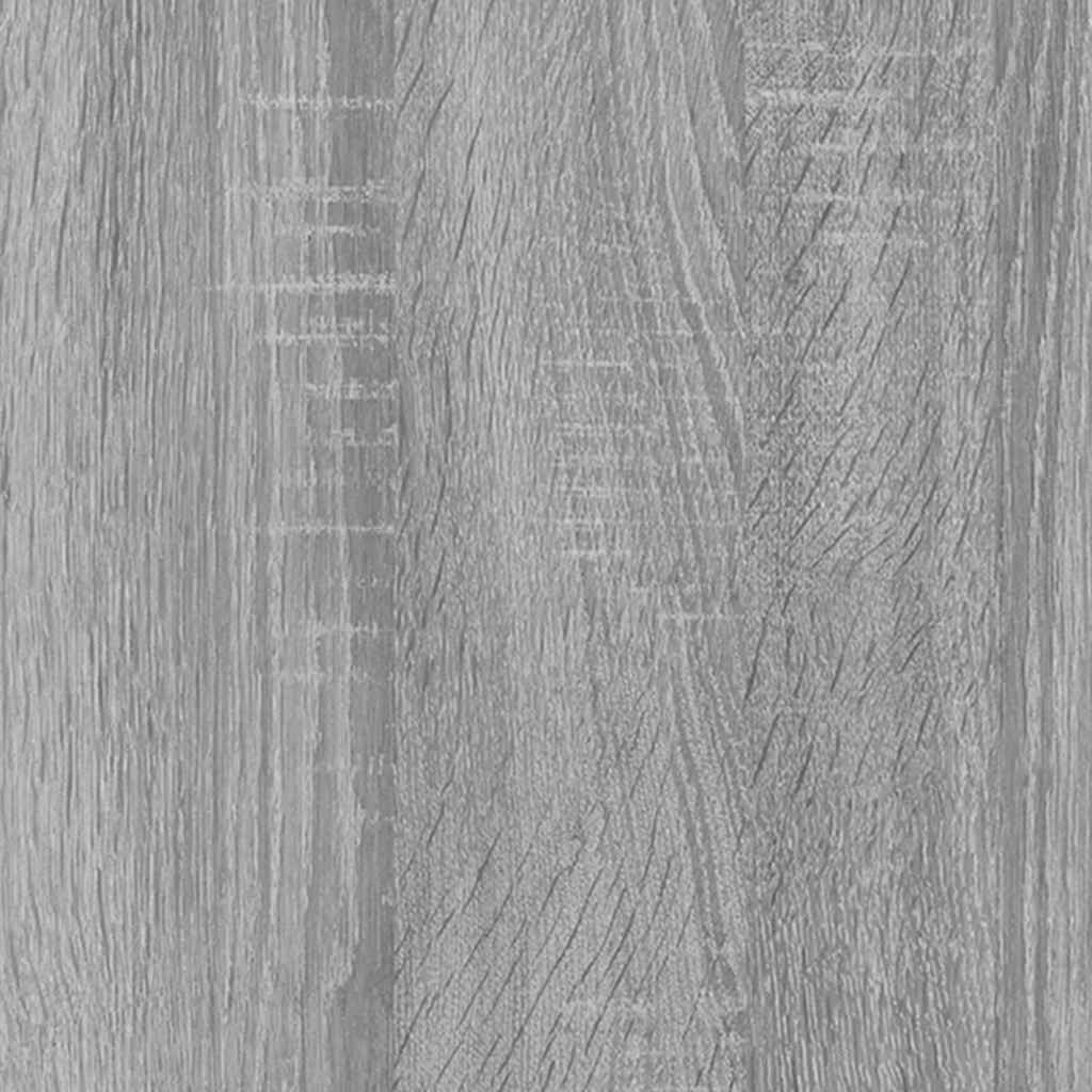 vidaXL Sink Cabinet with Built-in Basin Grey Sonoma Engineered Wood 6