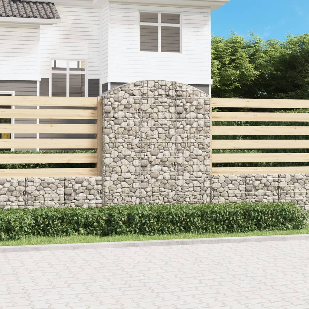 Arched Gabion Basket Galvanised Iron 150 x 30 x 40/60 cm – 150 x 50 x 220/240 cm 150 x 50 x 180/200 cm