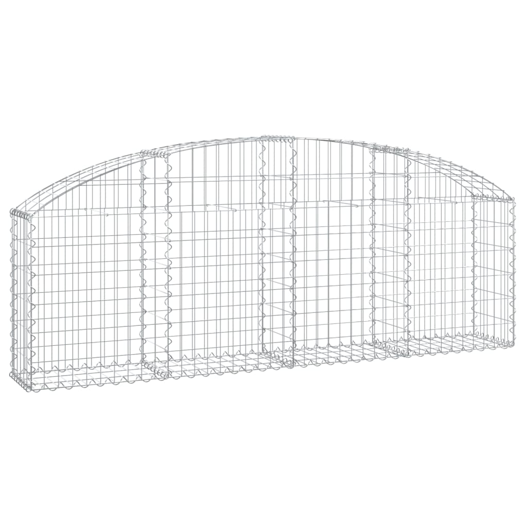 Arched Gabion Basket Galvanised Iron 200 x 30 x 40/60 cm – 200 x 50 x 220/240 cm 200 x 30 x 60/80 cm