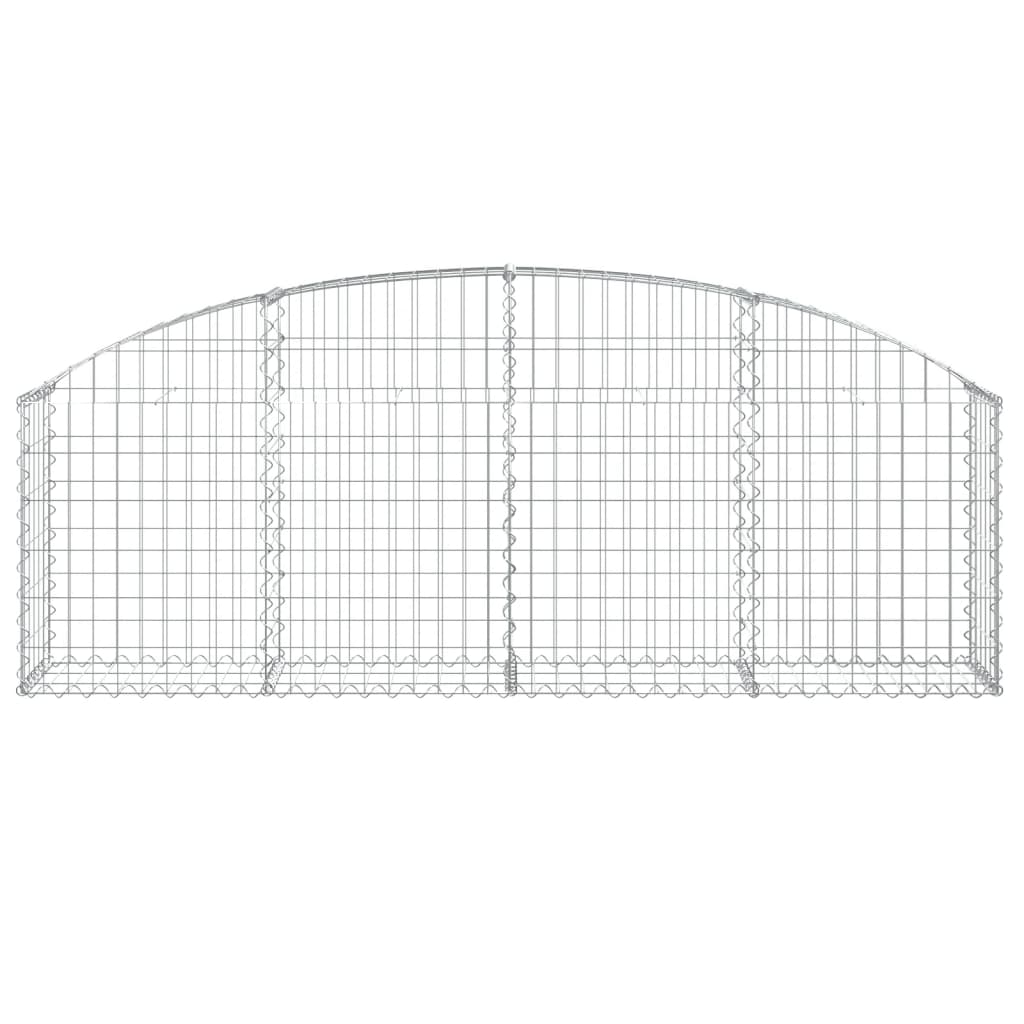 Arched Gabion Basket Galvanised Iron 200 x 30 x 40/60 cm – 200 x 50 x 220/240 cm 200 x 30 x 60/80 cm