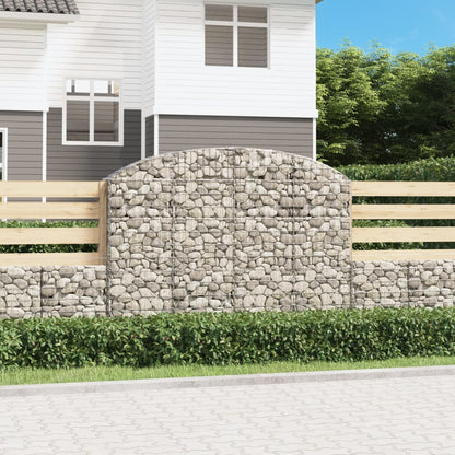 Arched Gabion Basket Galvanised Iron 200 x 30 x 40/60 cm – 200 x 50 x 220/240 cm 200 x 30 x 140/160 cm