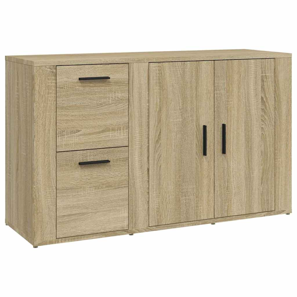 Sideboard 100x33x59,5 cm Engineered Wood Sonoma oak