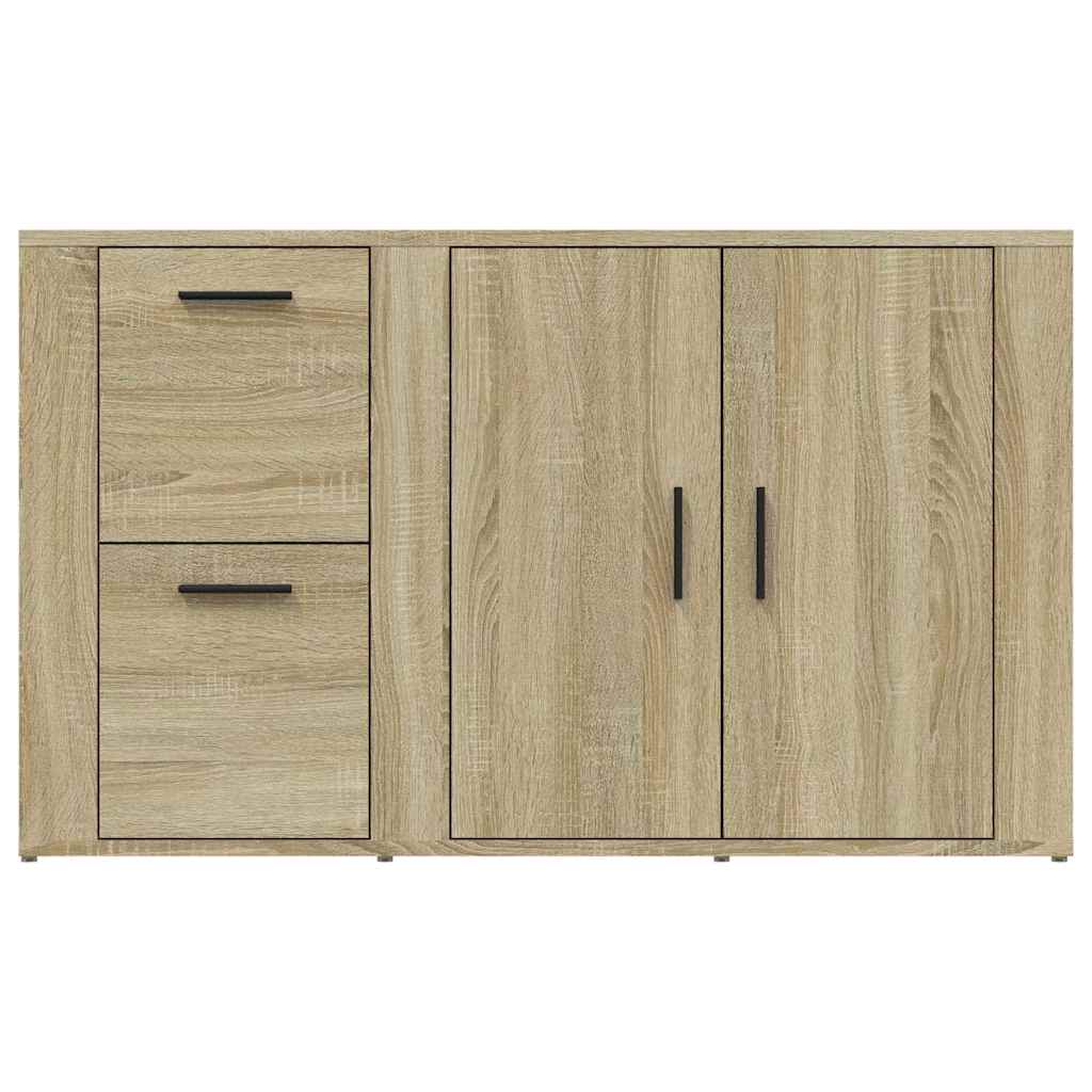 Sideboard 100x33x59,5 cm Engineered Wood Sonoma oak