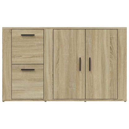 Sideboard 100x33x59,5 cm Engineered Wood Sonoma oak