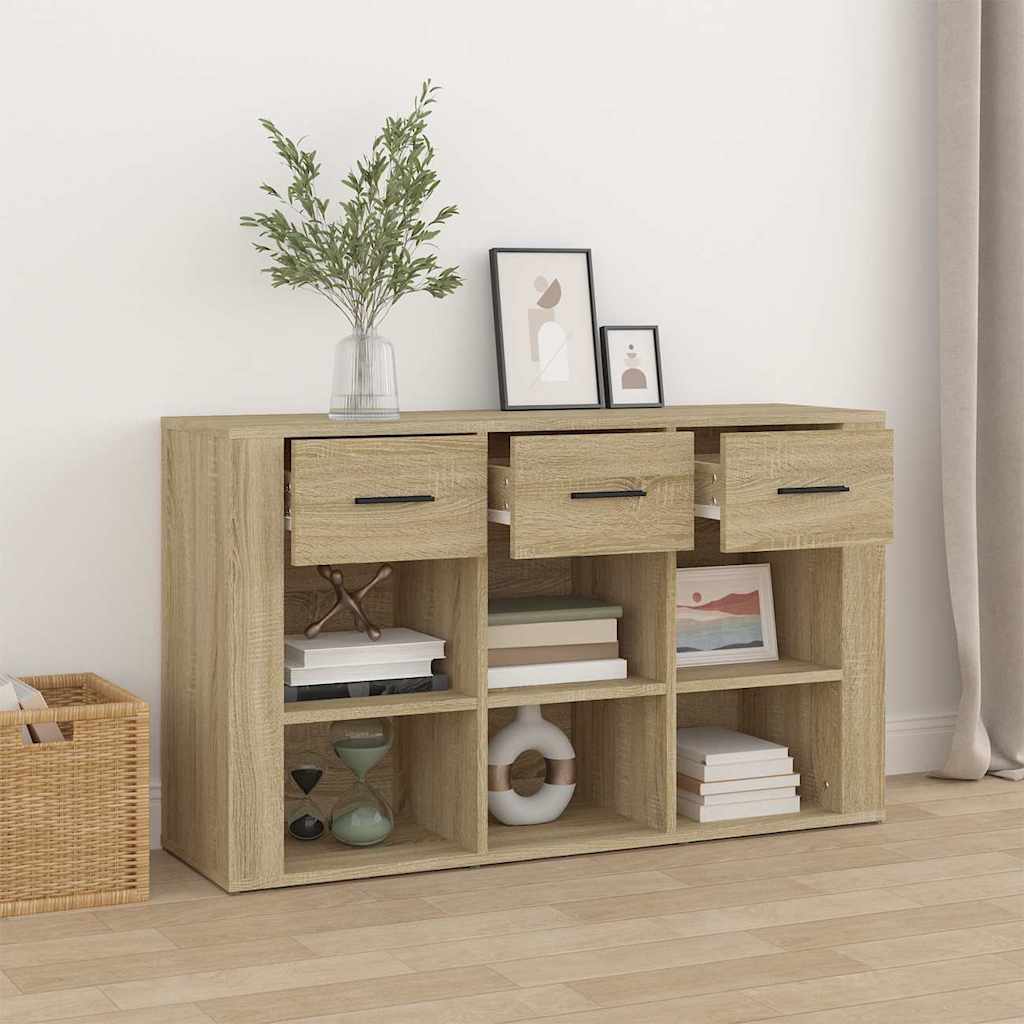 Sideboard 100x30x59,5 cm Engineered Wood Sonoma oak