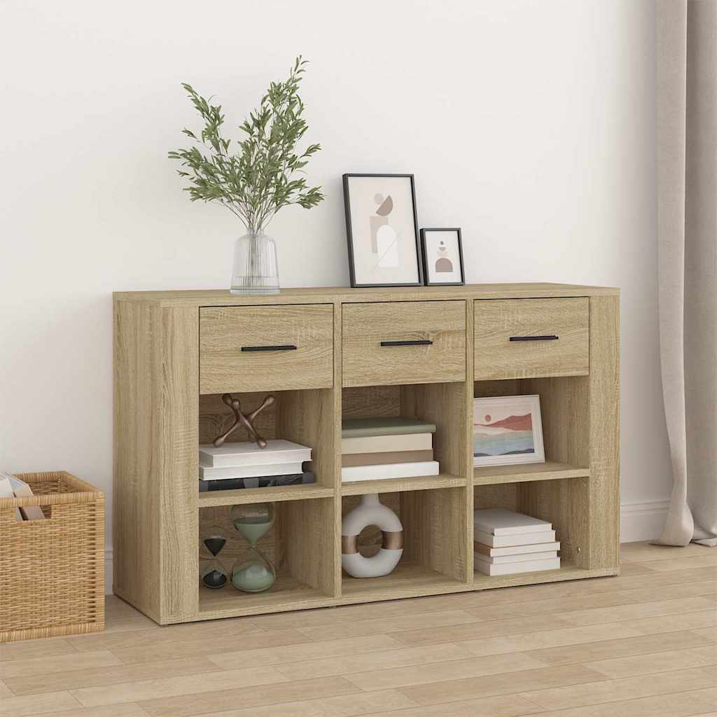 Sideboard 100x30x59,5 cm Engineered Wood Sonoma oak