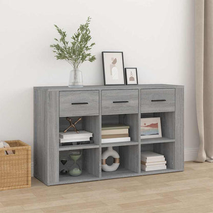Sideboard 100x30x59,5 cm Engineered Wood Grey sonoma