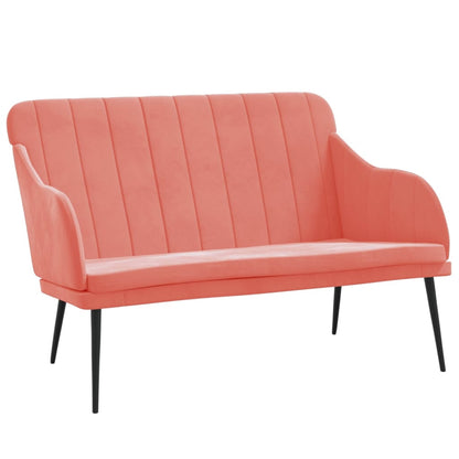 Bench 110x76x80 cm Velvet Pink