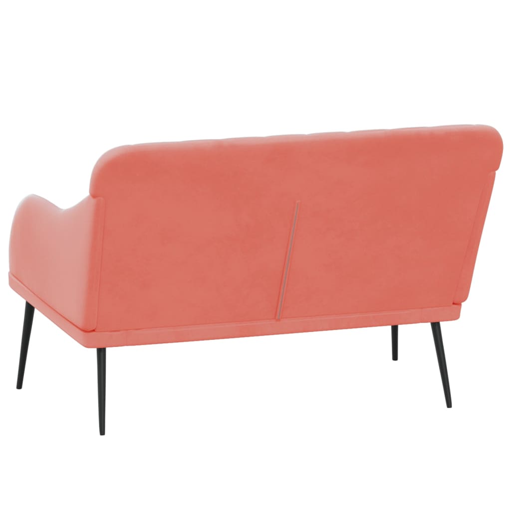 Bench 110x76x80 cm Velvet Pink