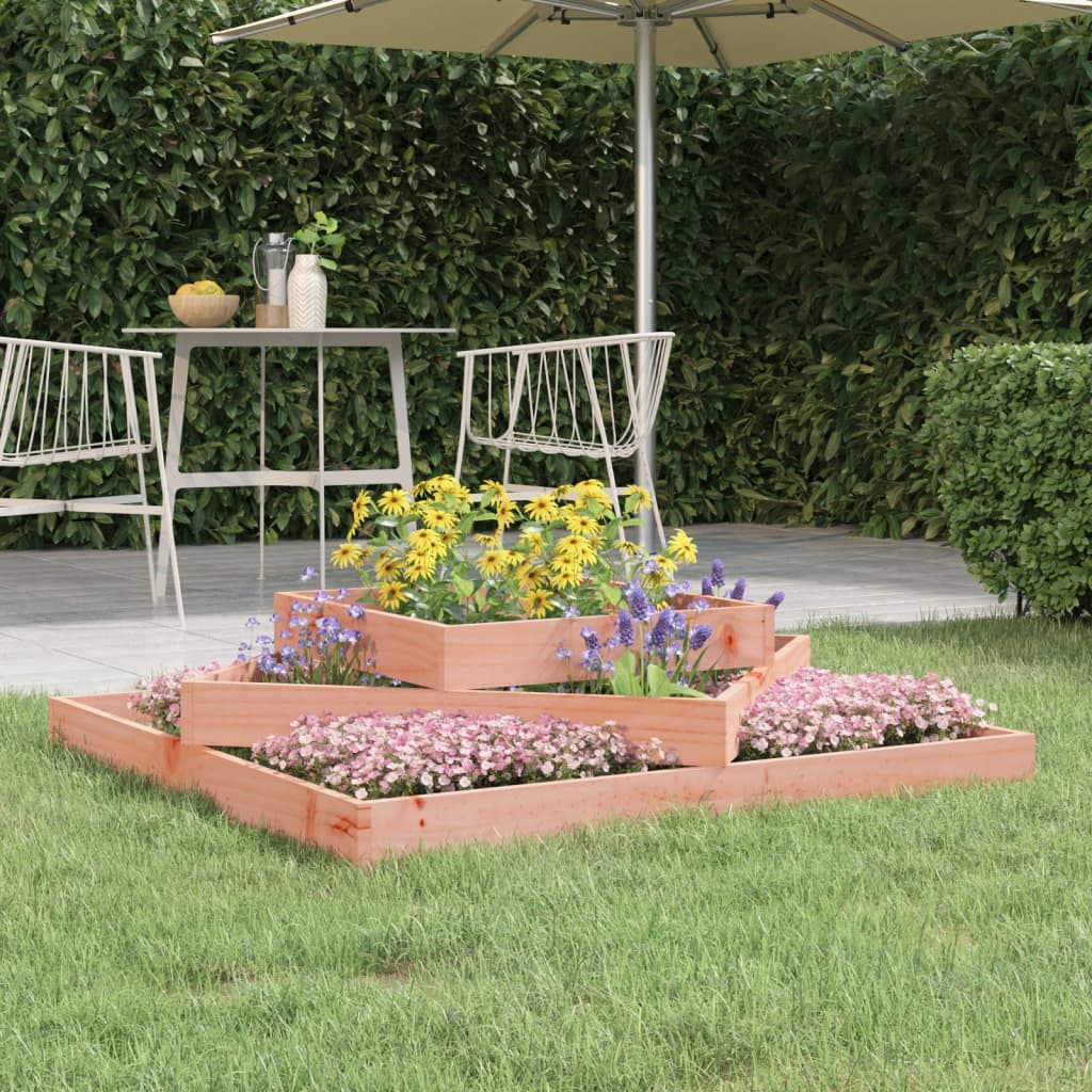 Planter Solid Wood Pine Natural douglas 112 cm 112 cm