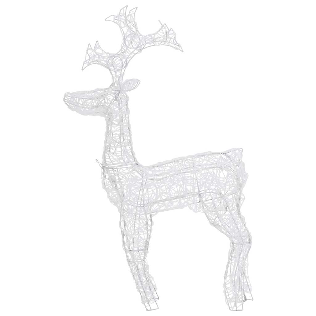 vidaXL Reindeer Christmas Decorations 3 pcs 60x16x100 cm Acrylic 4