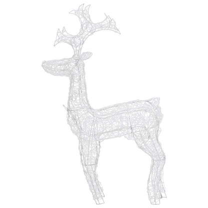 vidaXL Reindeer Christmas Decorations 3 pcs 60x16x100 cm Acrylic 4