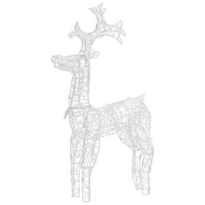 vidaXL Reindeer Christmas Decorations 3 pcs 60x16x100 cm Acrylic 5