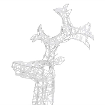 vidaXL Reindeer Christmas Decorations 3 pcs 60x16x100 cm Acrylic 6