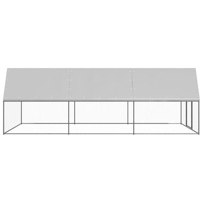 vidaXL Outdoor Chicken Cage 3x6x2 m Galvanised Steel 3