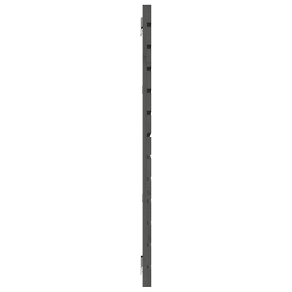 Wall Headboard 96x3x91.5 cm Solid Wood Pine Grey 206 cm
