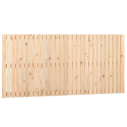 Wall Headboard 108x3x90 cm Solid Wood Pine Natural 185 cm